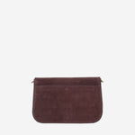 BORSA IN PELLE SCAMOSCIATA CON LOGO 107655 A0F6W34Q PINKO 
