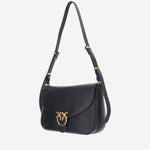 BORSA IN PELLE CON LOGO 107655 A0QOZ99Q PINKO 
