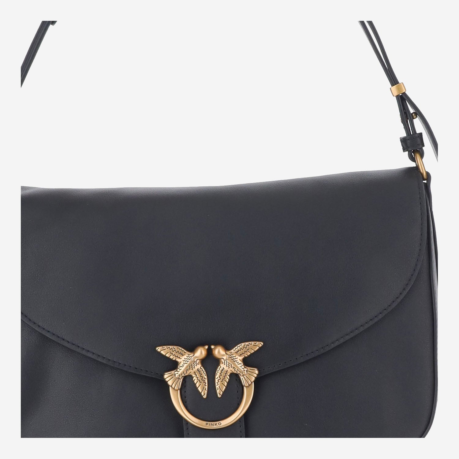 BORSA IN PELLE CON LOGO 107655 A0QOZ99Q PINKO 