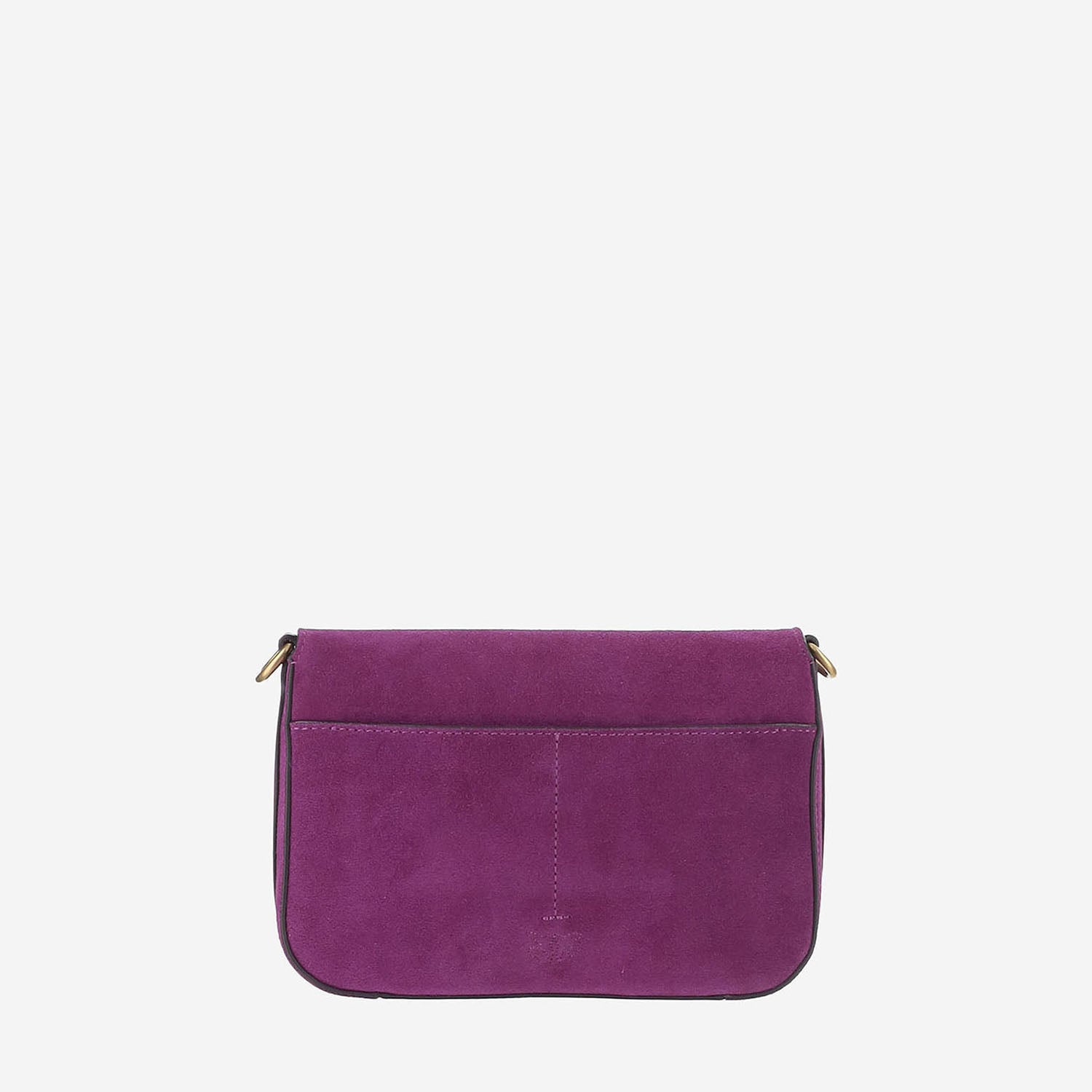 BORSA IN PELLE SCAMOSCIATA CON LOGO 107656 A0F6N45Q PINKO 