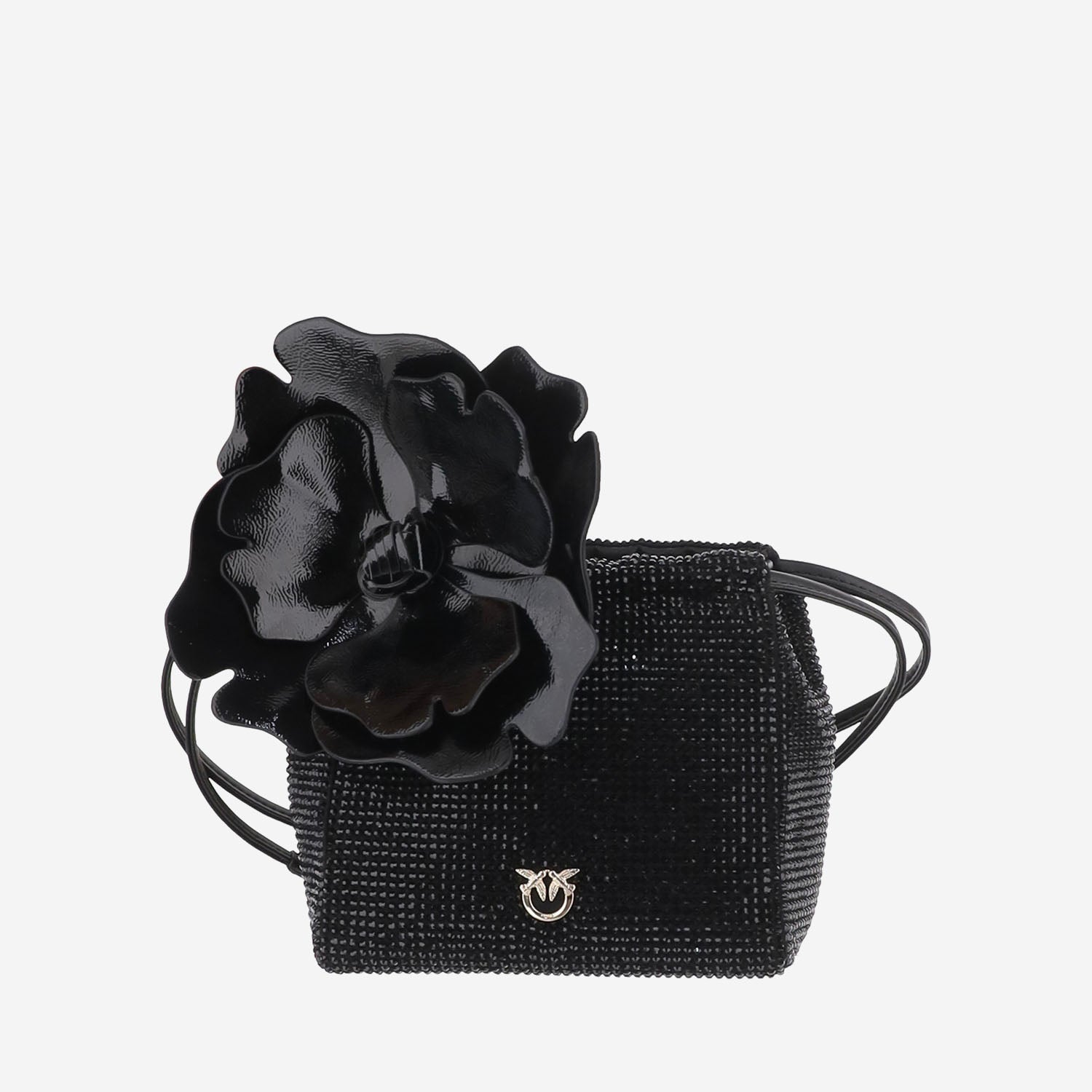 BORSA A SECCHIELLO IN STRASS CON FIORE 107678 A2WFZ99Y PINKO 