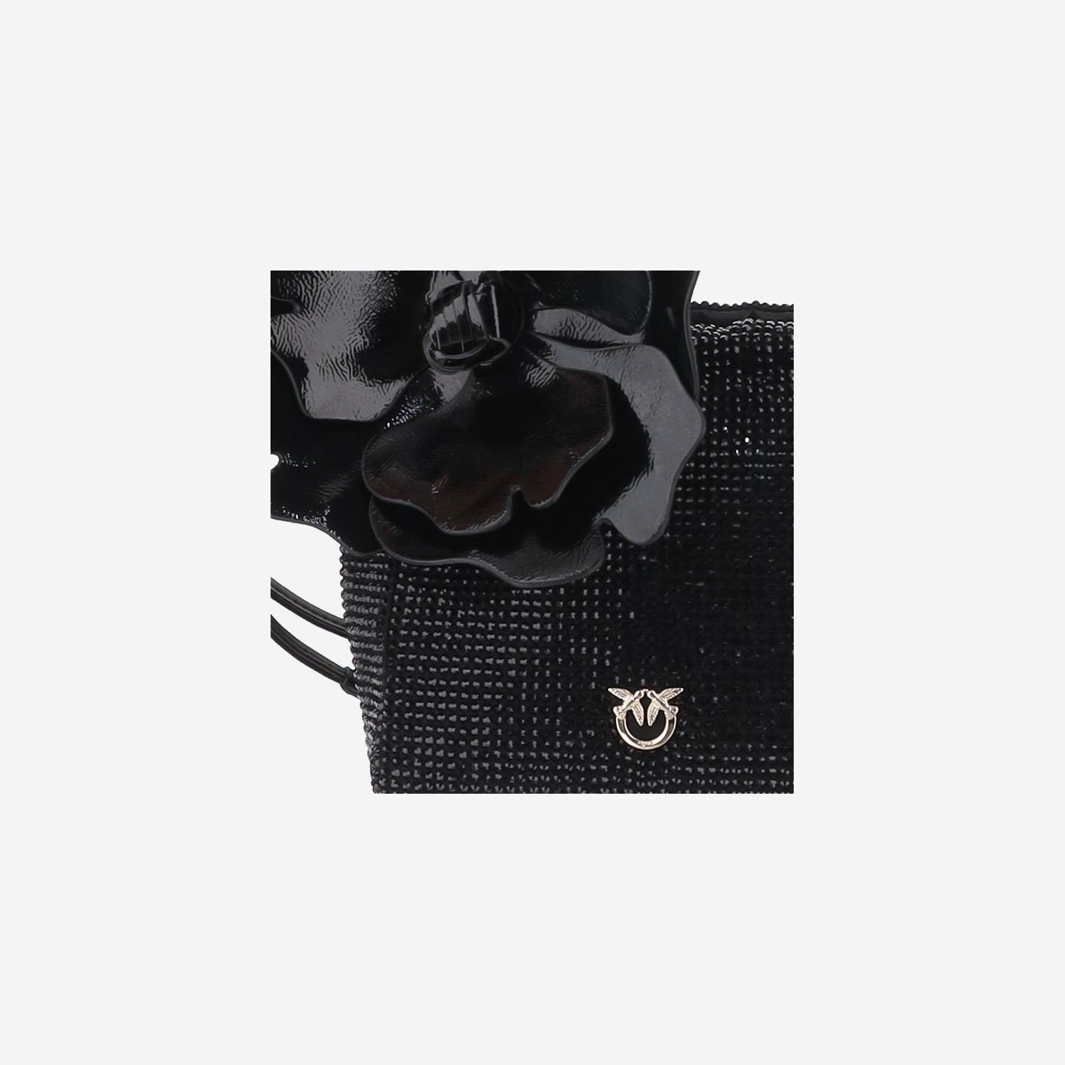 BORSA A SECCHIELLO IN STRASS CON FIORE 107678 A2WFZ99Y PINKO 