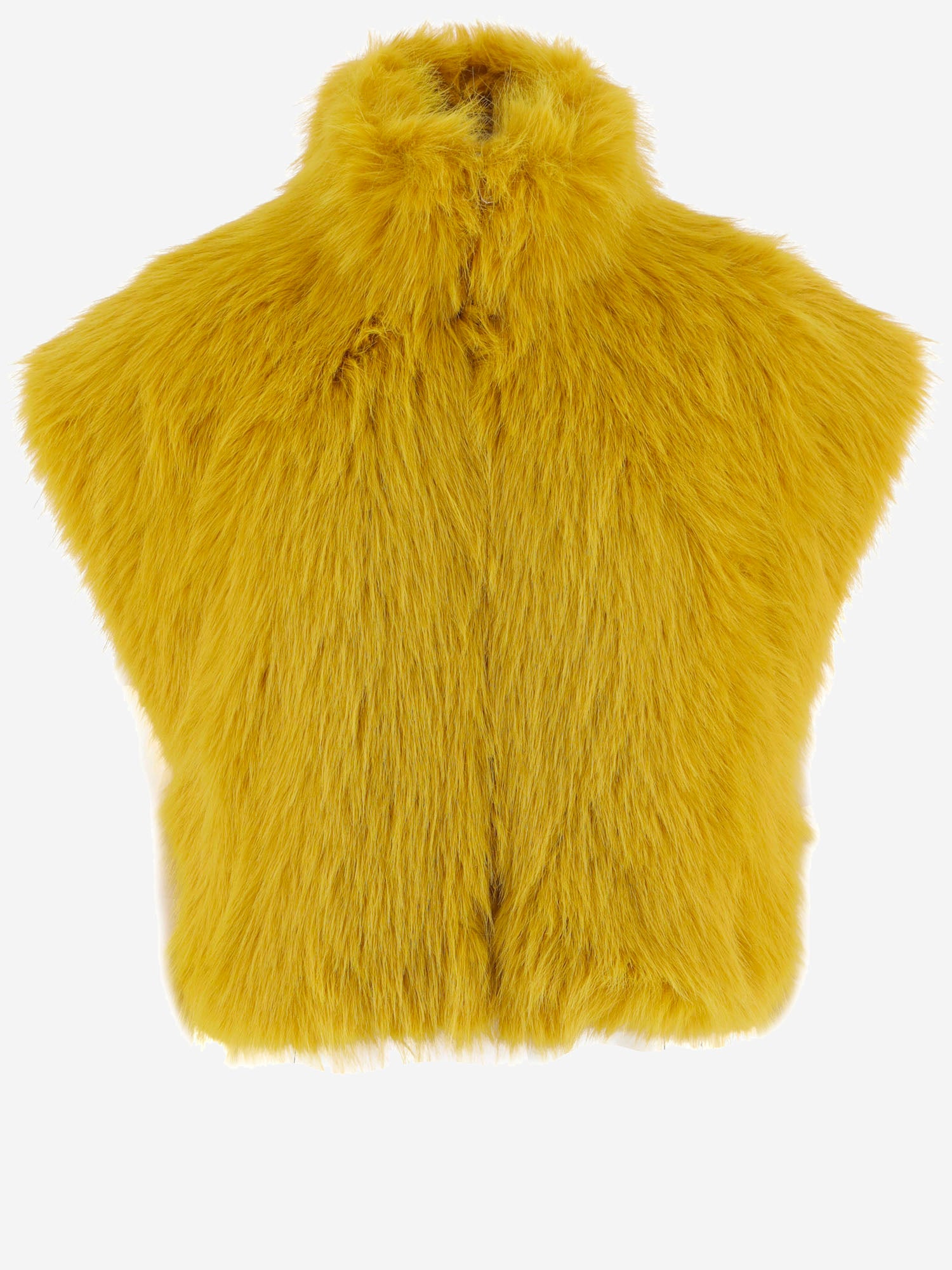 GILET CROPPED EFFETTO PELLICCIA 107688 A3MUH49 PINKO 