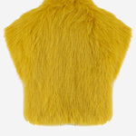 GILET CROPPED EFFETTO PELLICCIA 107688 A3MUH49 PINKO 