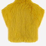 GILET CROPPED EFFETTO PELLICCIA 107688 A3MUH49 PINKO 