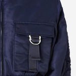 GIUBBOTTO IN NYLON CON TASCHE A PATTA 107692 A2OIF92 PINKO 