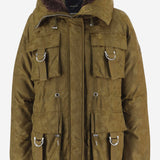 CAPPOTTO IN NYLON CON CAPPUCCIO 107723 A3LZV59 PINKO 