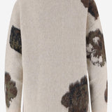 MAGLIONE IN MISTO LANA E ALPACA CON MOTIVO FLOREALE 107861 A3P2SD3 PINKO 