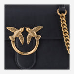 BORSA A TRACOLLA CON LOGO 107925 A2JGZ99Q PINKO 