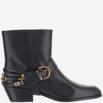STIVALETTI IN PELLE CON LOGO SD0557 P001Z99 PINKO 