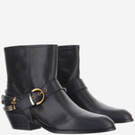 STIVALETTI IN PELLE CON LOGO SD0557 P001Z99 PINKO 
