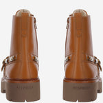 STIVALETTI IN PELLE CON LOGO SD0565 P001G8U PINKO 