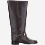 STIVALI IN PELLE CON LOGO SD0583 P001L72 PINKO 