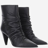 STIVALETTI IN PELLE GOFFRATA SD0587 P003Z99 PINKO 