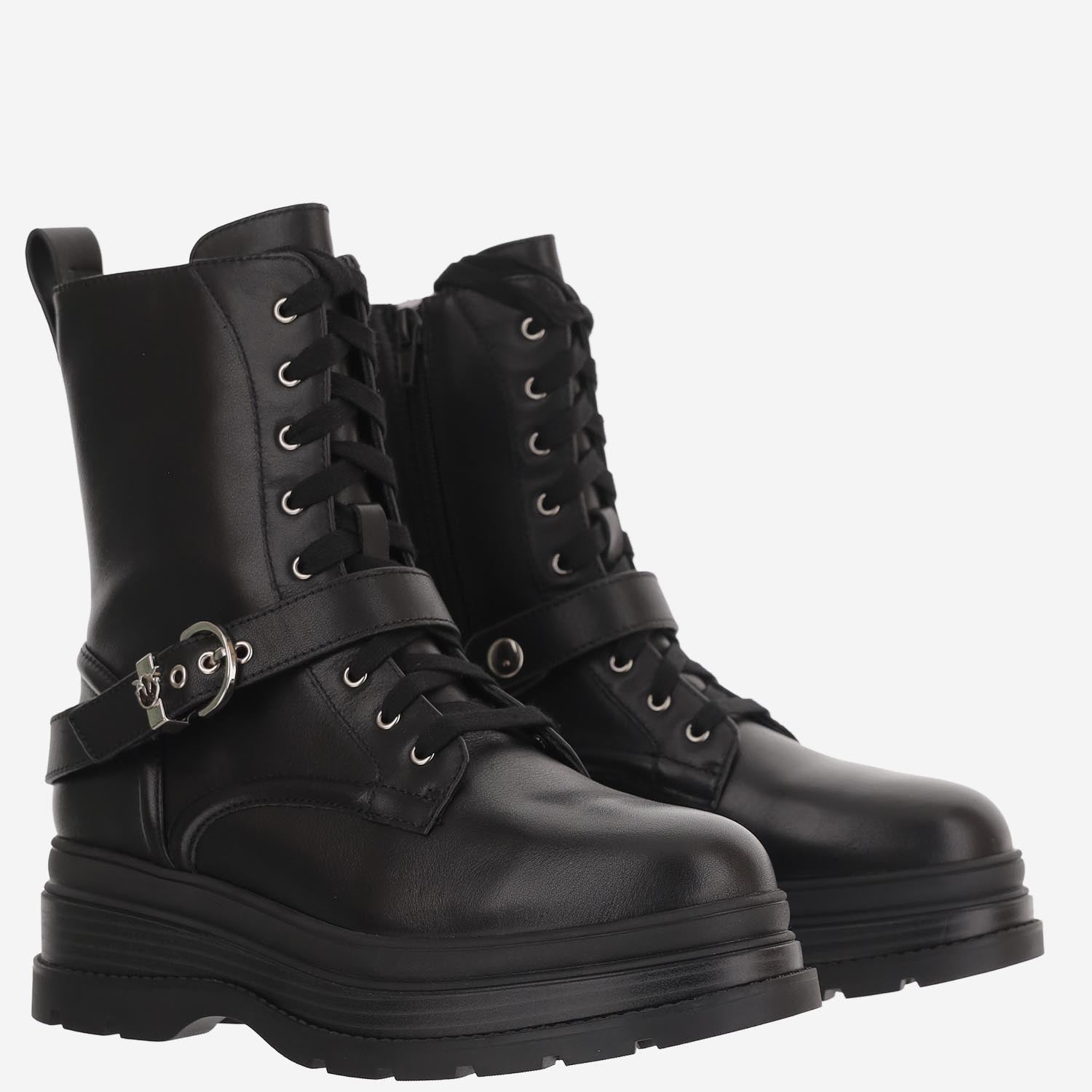 STIVALETTI EVA IN PELLE SD0613 P001Z99 PINKO 