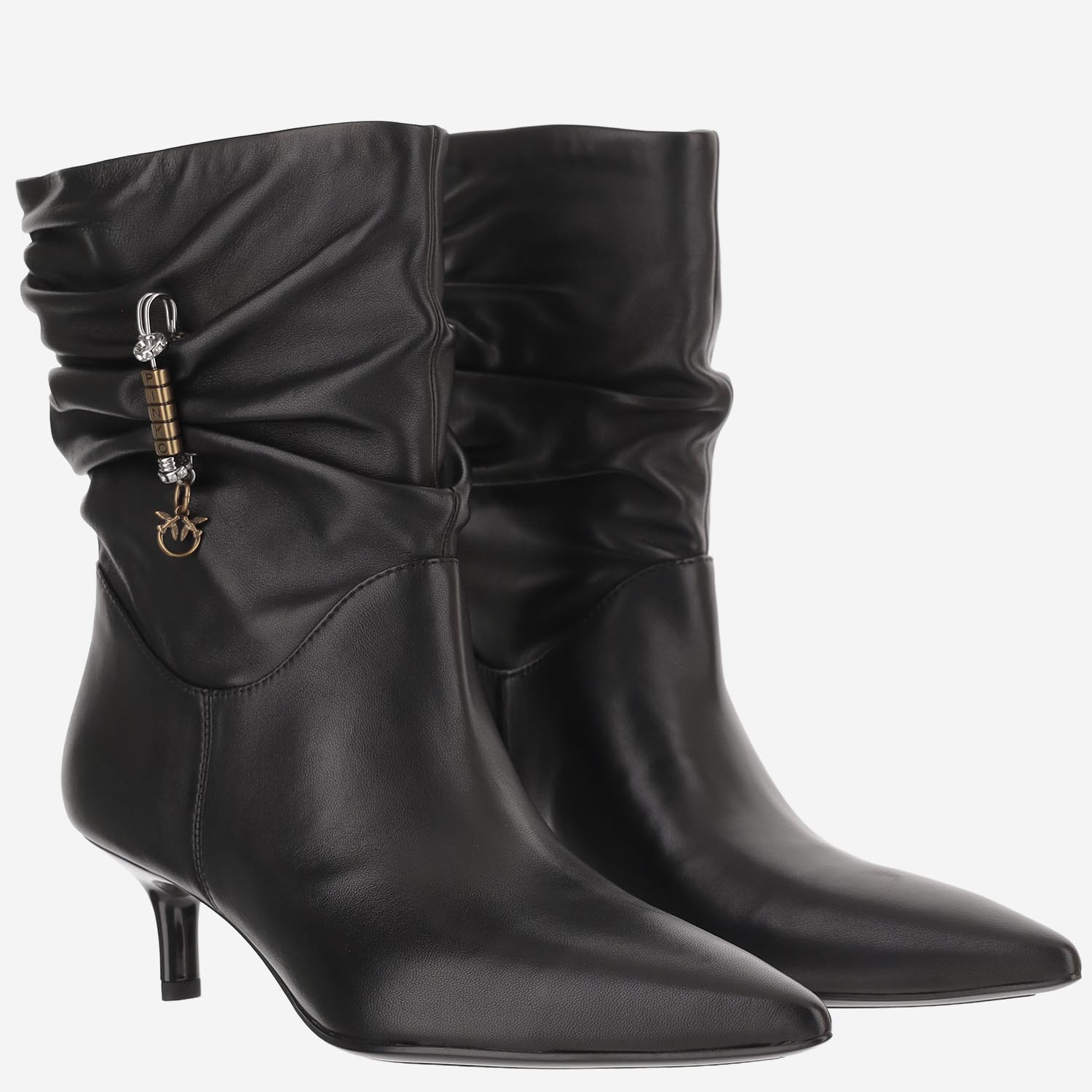 STIVALETTI GLORIA IN PELLE SD0629 P003Z99 PINKO 