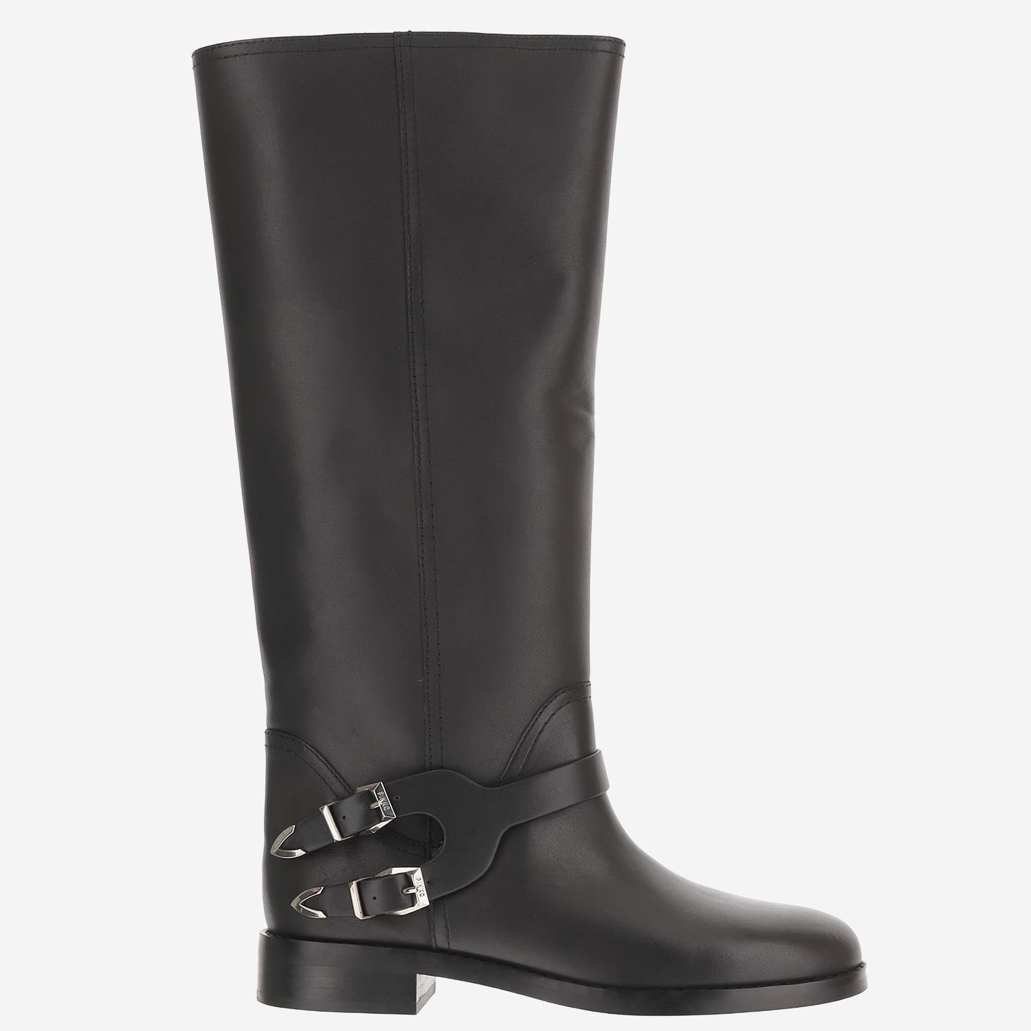 STIVALI CHEVAL IN PELLE SD0635 P001Z99 PINKO 