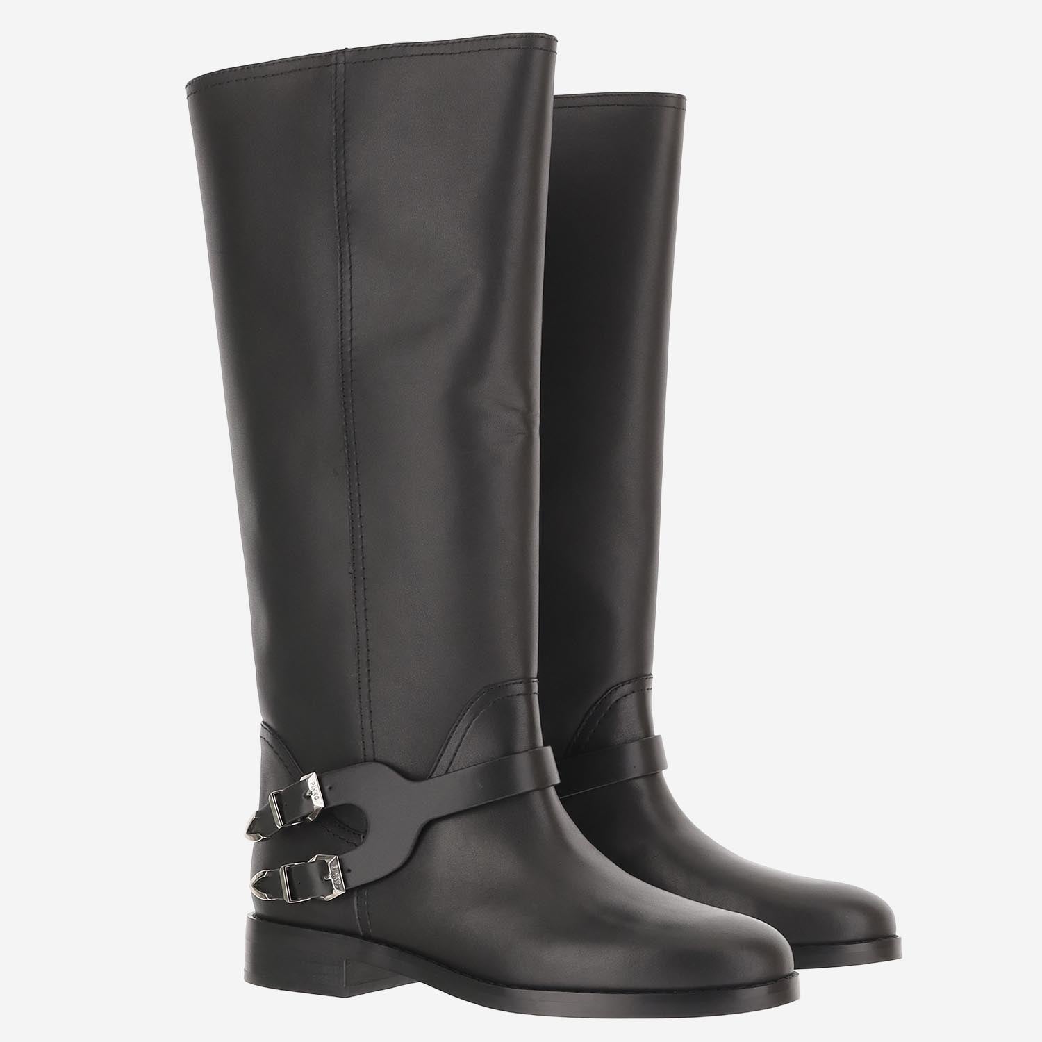 STIVALI CHEVAL IN PELLE SD0635 P001Z99 PINKO 
