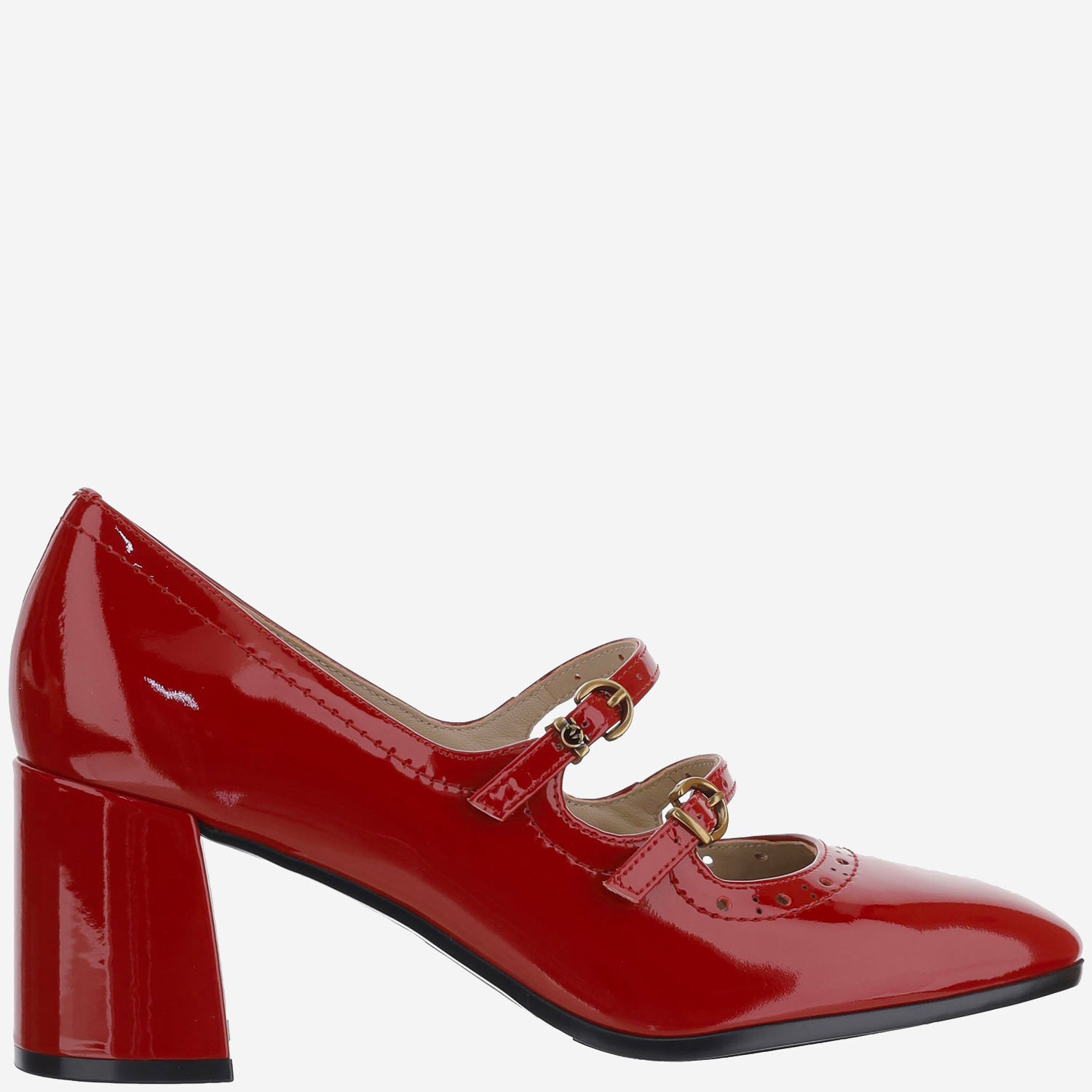 Décolleté Mary Jane in pelle effetto vernice SD0687 P050R30 PINKO 