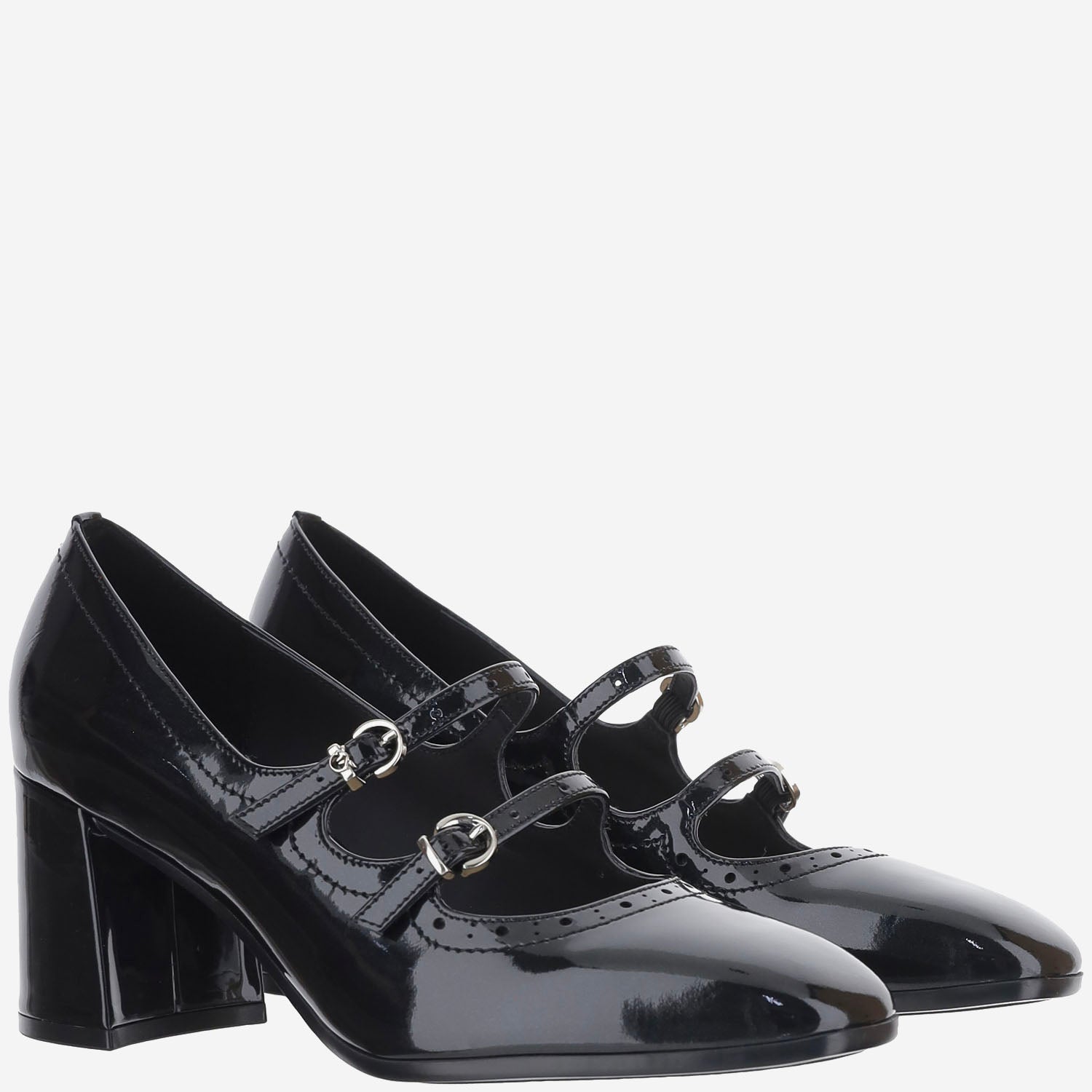 Décolleté Mary Jane in pelle effetto vernice SD0687 P050Z99 PINKO 