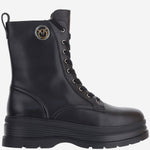 STIVALETTI IN PELLE CON LOGO SD0689 P001Z99 PINKO 