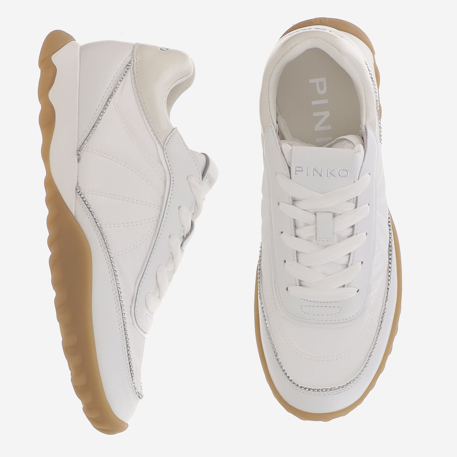 SNEAKERS GEA IN MISTO PELLE SS0177 P023Z1B PINKO 