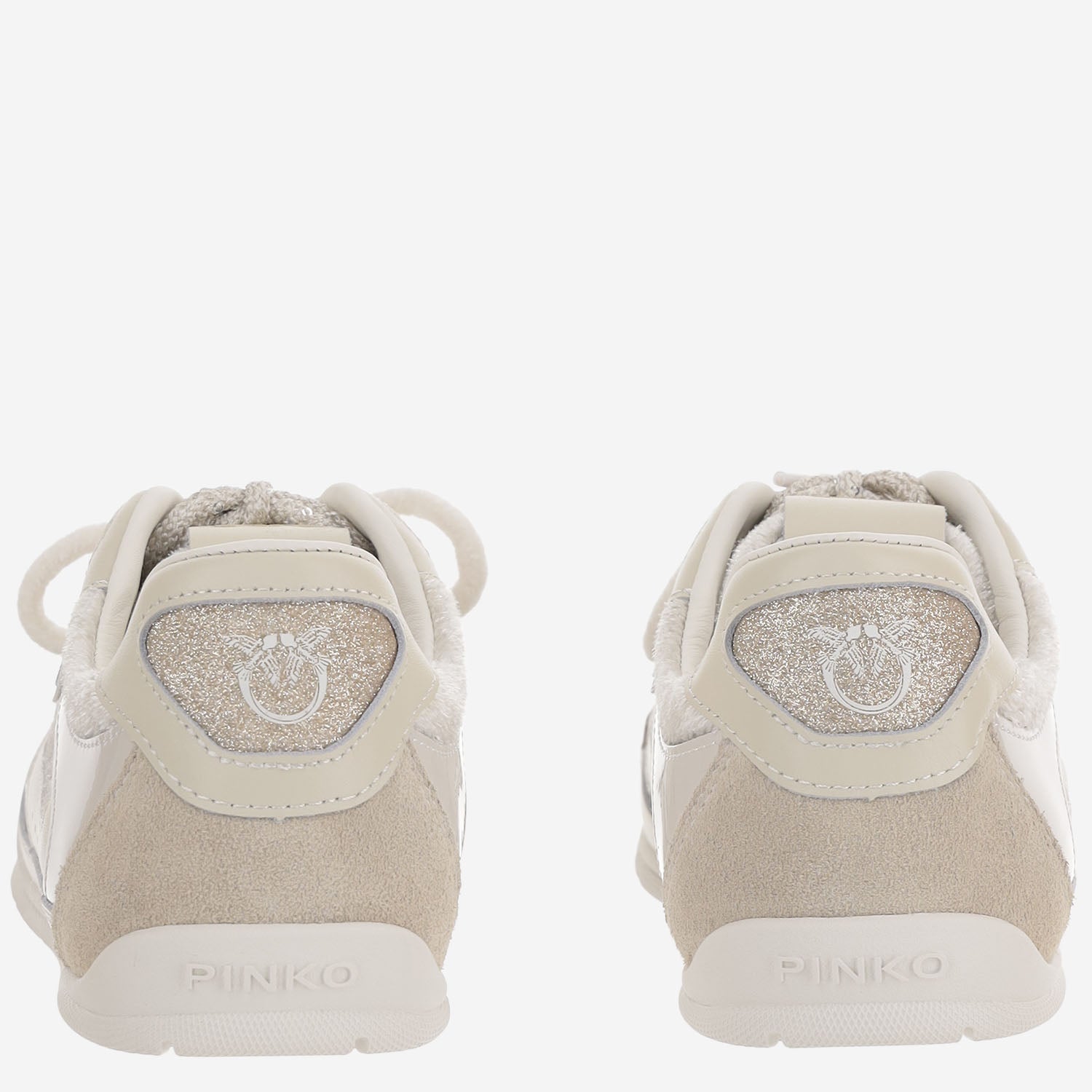SNEAKERS YULIA IN PELLE E MESH CON CHIUSURA BI-COLORE SS0185 P153DY7 PINKO 