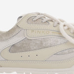 SNEAKERS YULIA IN PELLE E MESH CON CHIUSURA BI-COLORE SS0185 P153DY7 PINKO 