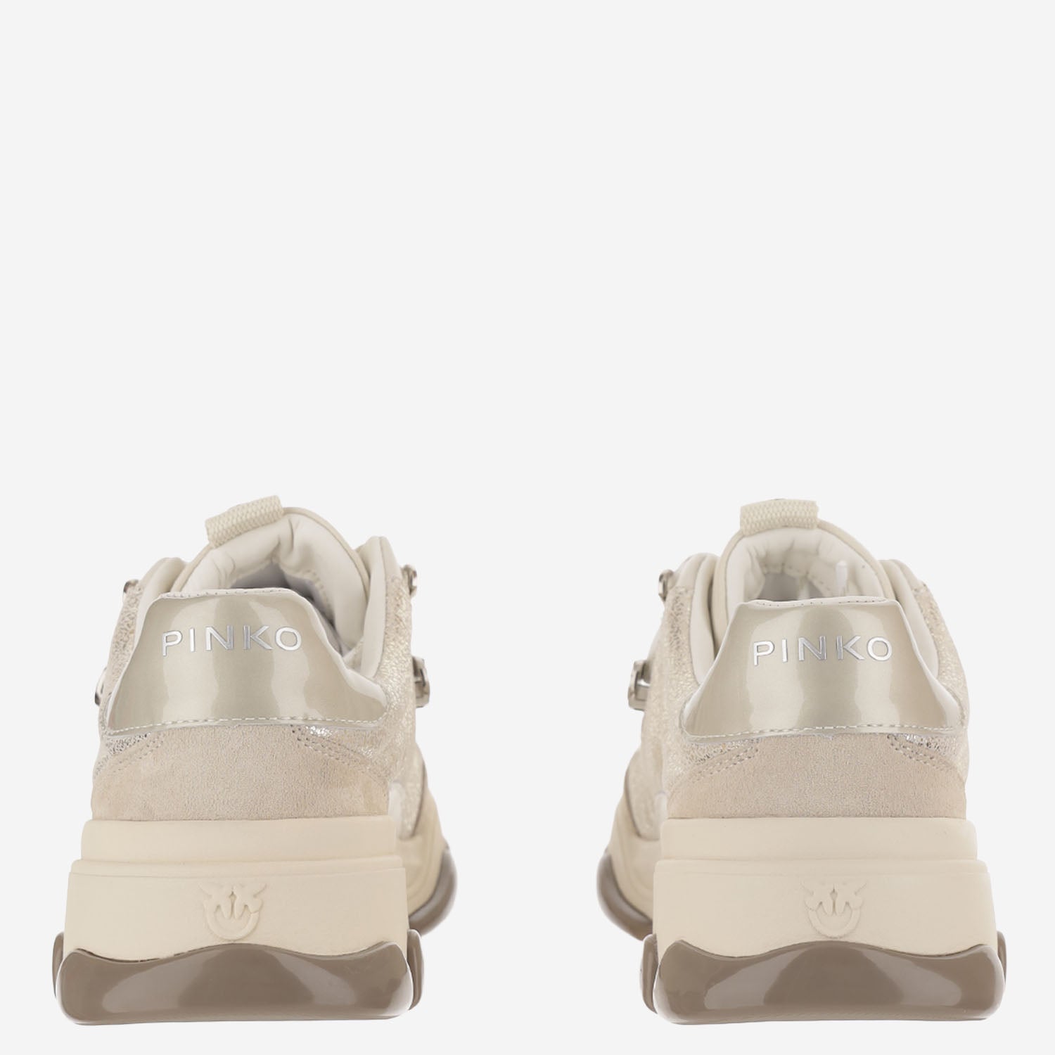 SNEAKERS ATHENA IN PELLE CON LOGO SS0195 P038Z22 PINKO 