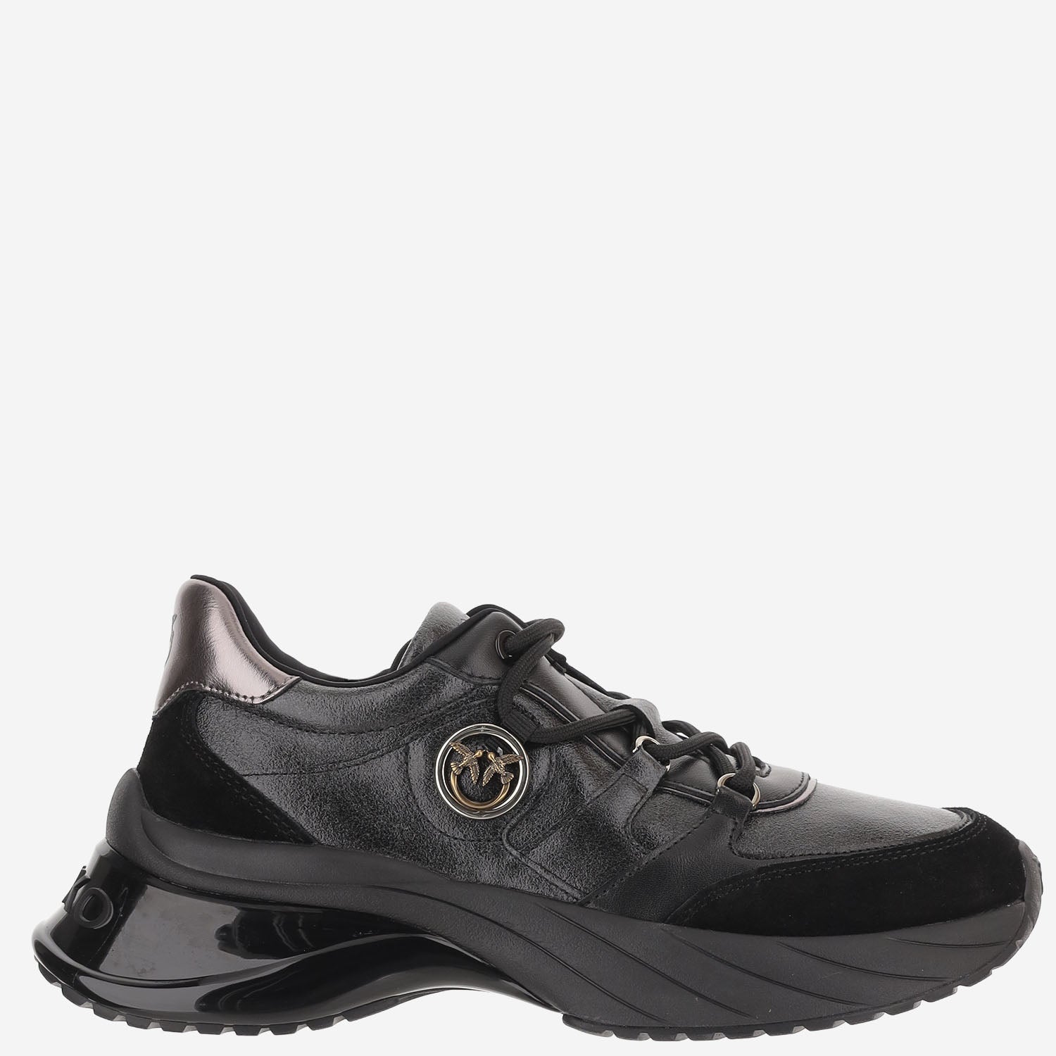 SNEAKERS IN PELLE CON LOGO SS0215 P021Z99 PINKO 