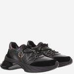 SNEAKERS IN PELLE CON LOGO SS0215 P021Z99 PINKO 