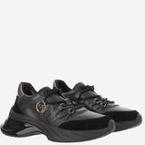 SNEAKERS IN PELLE CON LOGO SS0215 P021Z99 PINKO 