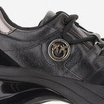 SNEAKERS IN PELLE CON LOGO SS0215 P021Z99 PINKO 