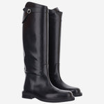 STIVALI IN PELLE CON CINTURINO DECORATIVO EAP1 MIRAGENERO POEVE 