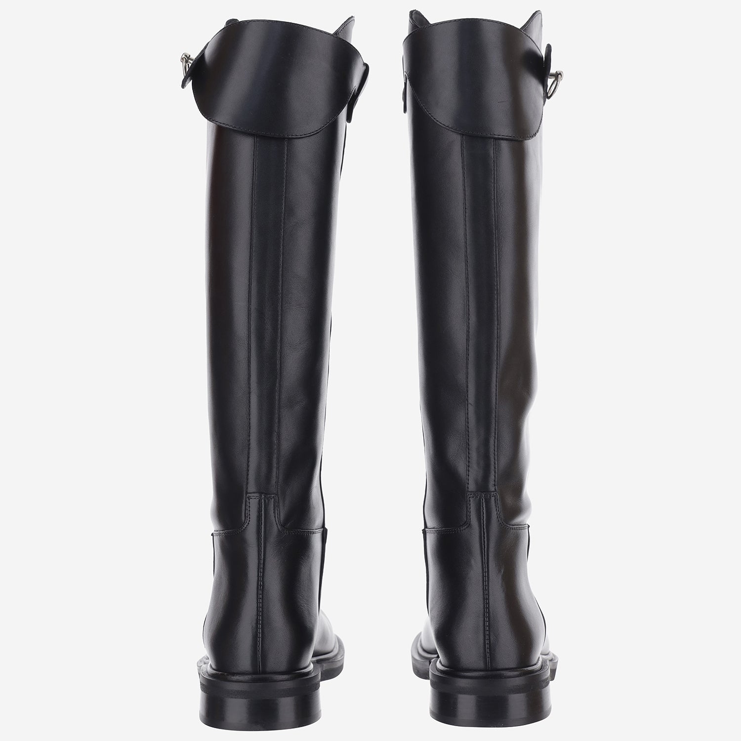 STIVALI IN PELLE CON CINTURINO DECORATIVO EAP1 MIRAGENERO POEVE 