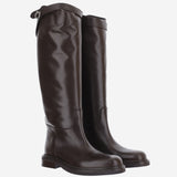 STIVALI IN PELLE CON CINTURINO DECORATIVO EAP1 MIRAGETDM POEVE 