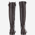 STIVALI IN PELLE CON CINTURINO DECORATIVO EAP1 MIRAGETDM POEVE 