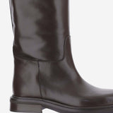 STIVALI IN PELLE CON CINTURINO DECORATIVO EAP1 MIRAGETDM POEVE 