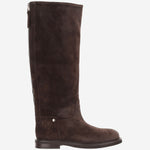 STIVALI IN PELLE SCAMOSCIATA EV01ZIP VELURTDM POEVE 