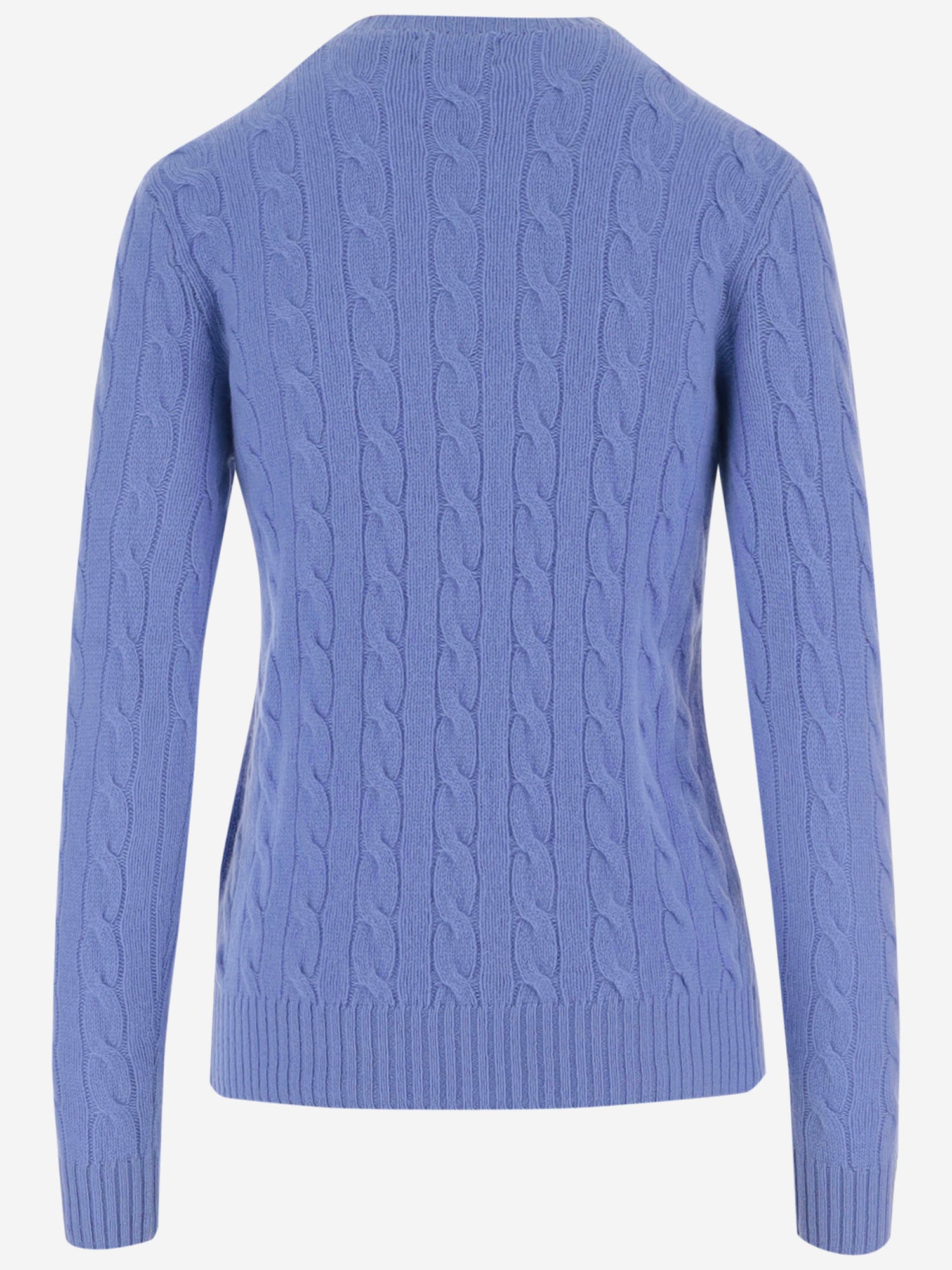 Maglione in lana e cashmere con logo 211971865 004NEWLITCHFIELDBLUE POLO RALPH LAUREN 