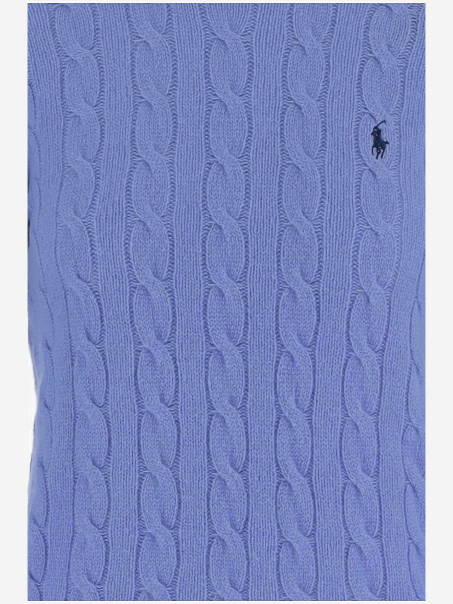 Maglione in lana e cashmere con logo 211971865 004NEWLITCHFIELDBLUE POLO RALPH LAUREN 