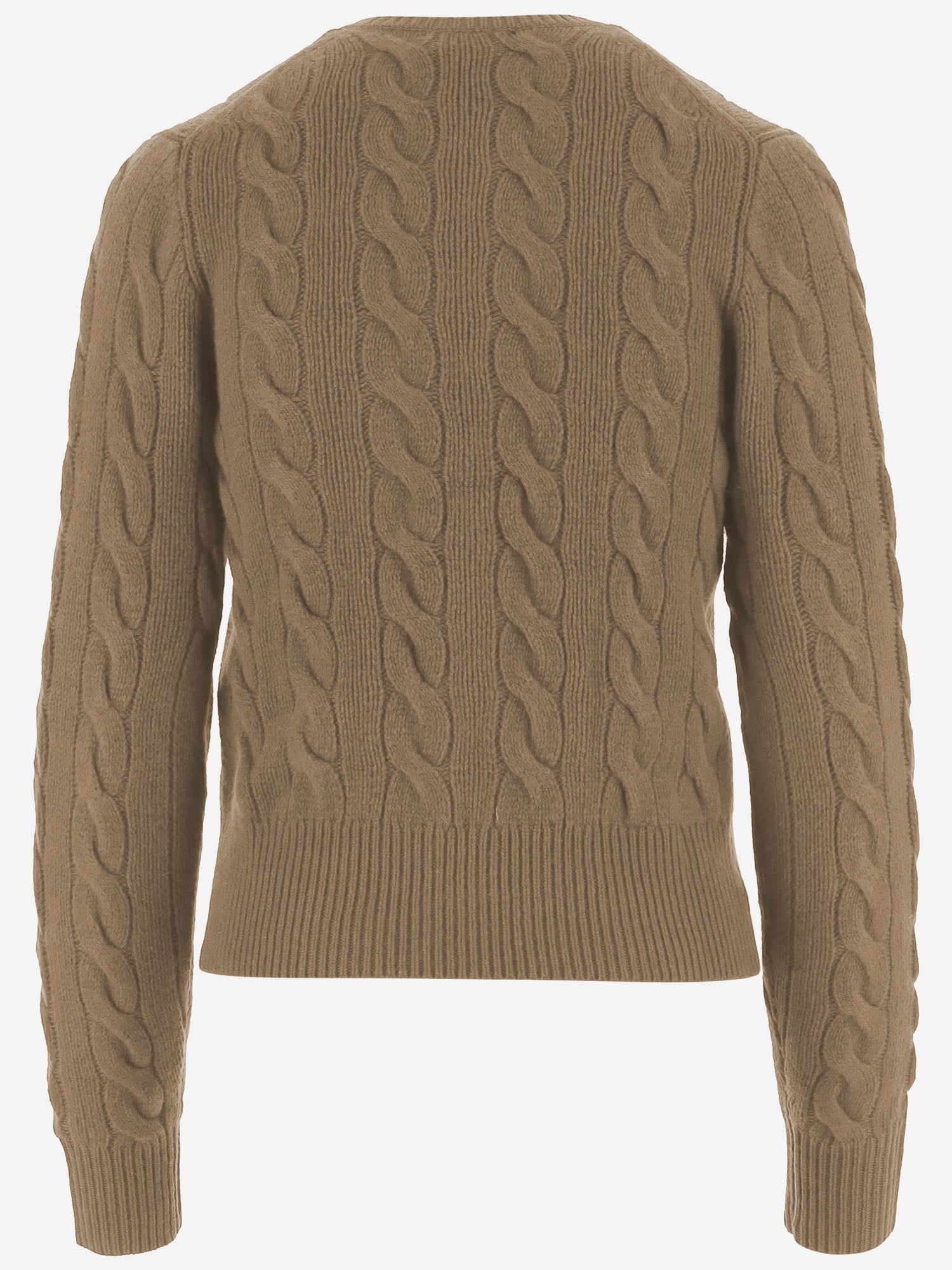 CARDIGAN IN LANA E CASHMERE CON LOGO 211972104 001 POLO RALPH LAUREN 