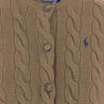 CARDIGAN IN LANA E CASHMERE CON LOGO 211972104 001 POLO RALPH LAUREN 