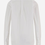 CAMICIA PLISSETTATA IN COTONE 211A89708 001WHITE POLO RALPH LAUREN 