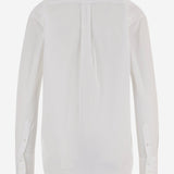 CAMICIA PLISSETTATA IN COTONE 211A89708 001WHITE POLO RALPH LAUREN 