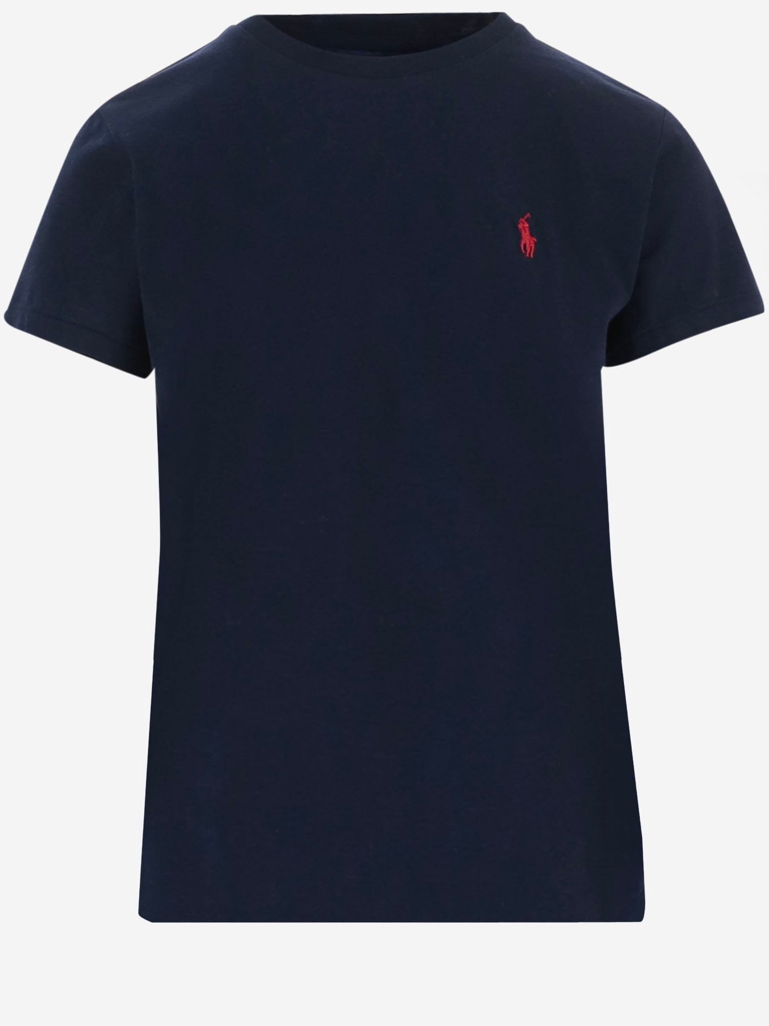 T-SHIRT IN COTONE CON LOGO 211B14605 031CRUISENAVY POLO RALPH LAUREN 