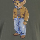 T-SHIRT IN COTONE CON POLO BEAR 211B17806 001DENSEOLIVE POLO RALPH LAUREN 