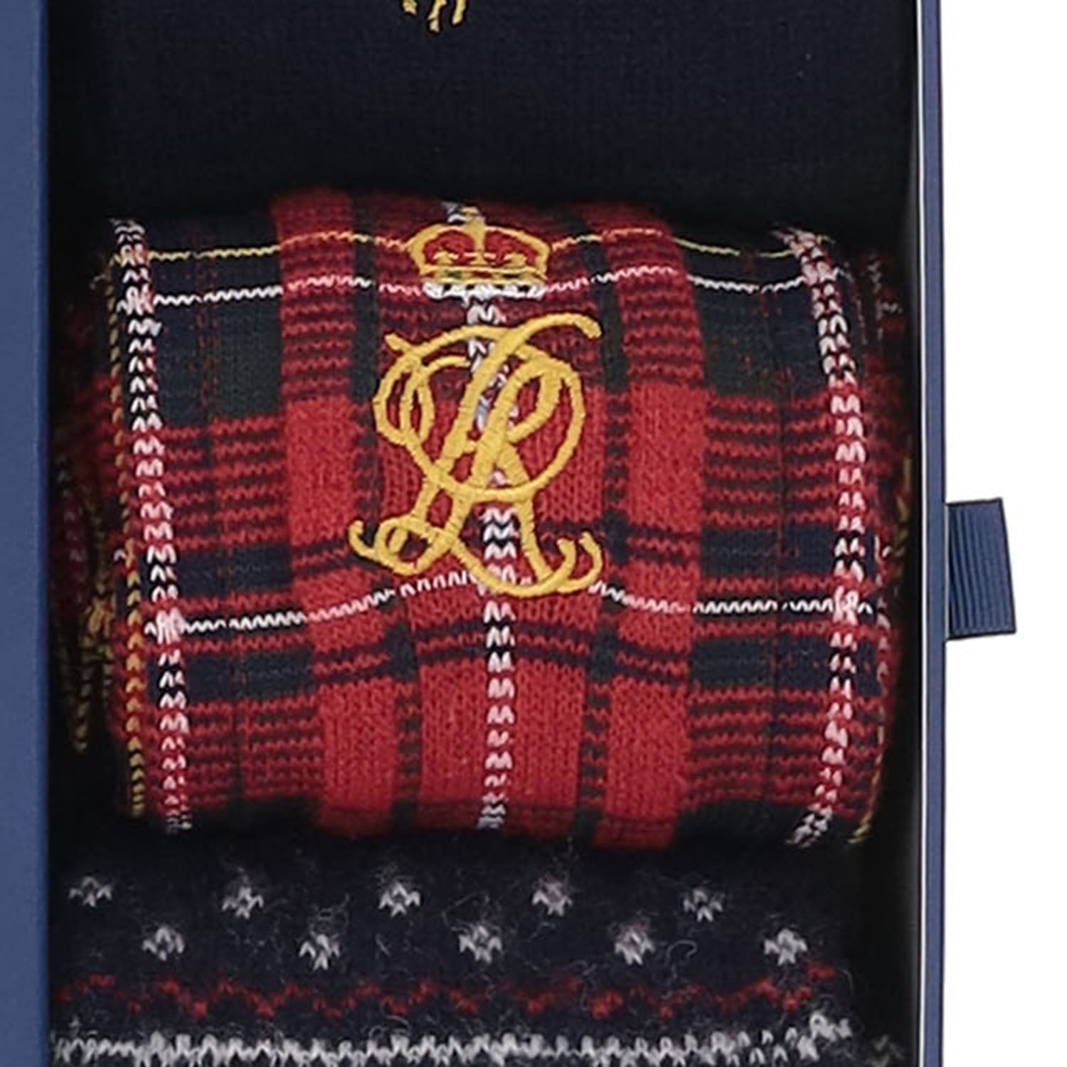 CALZINI IN MISTO LANA IN CONFEZIONE DA TRE PAIA 449P22332 001 POLO RALPH LAUREN 