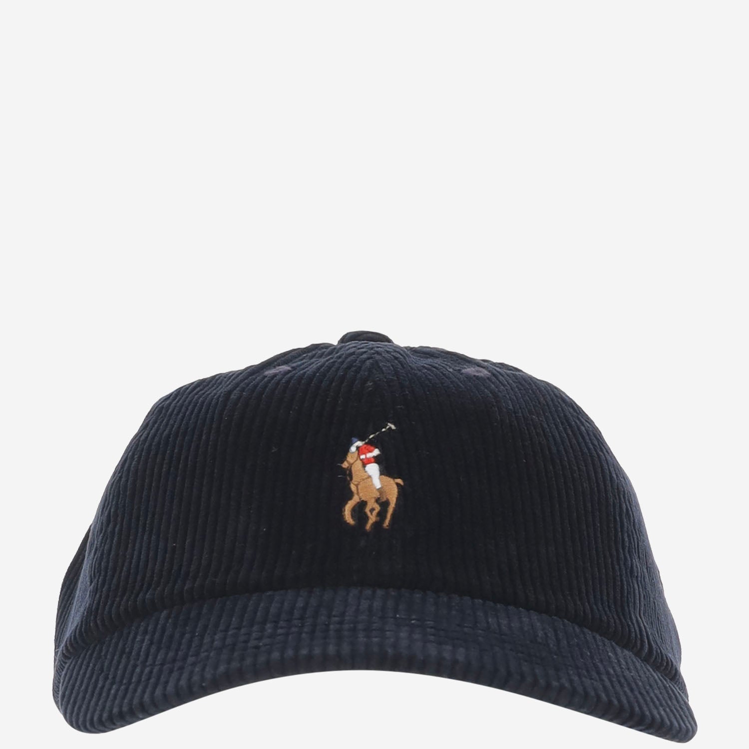 CAPPELLO DA BASEBALL IN VELLUTO DI COTONE STRETCH 710847175 005 POLO RALPH LAUREN 