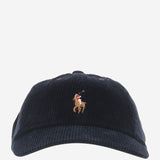 CAPPELLO DA BASEBALL IN VELLUTO DI COTONE STRETCH 710847175 005 POLO RALPH LAUREN 